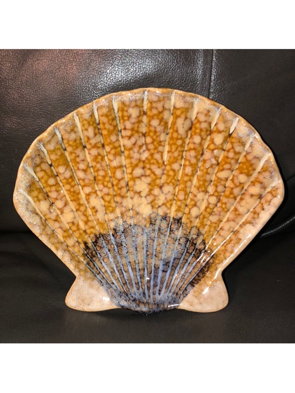 Handmade Stoneware Shell Shaped Dish